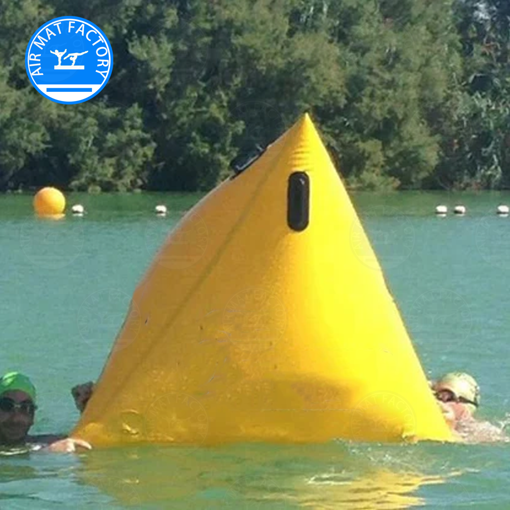 Inflatable Triangular Floating - Swim Buoy Open Water reseña y precio