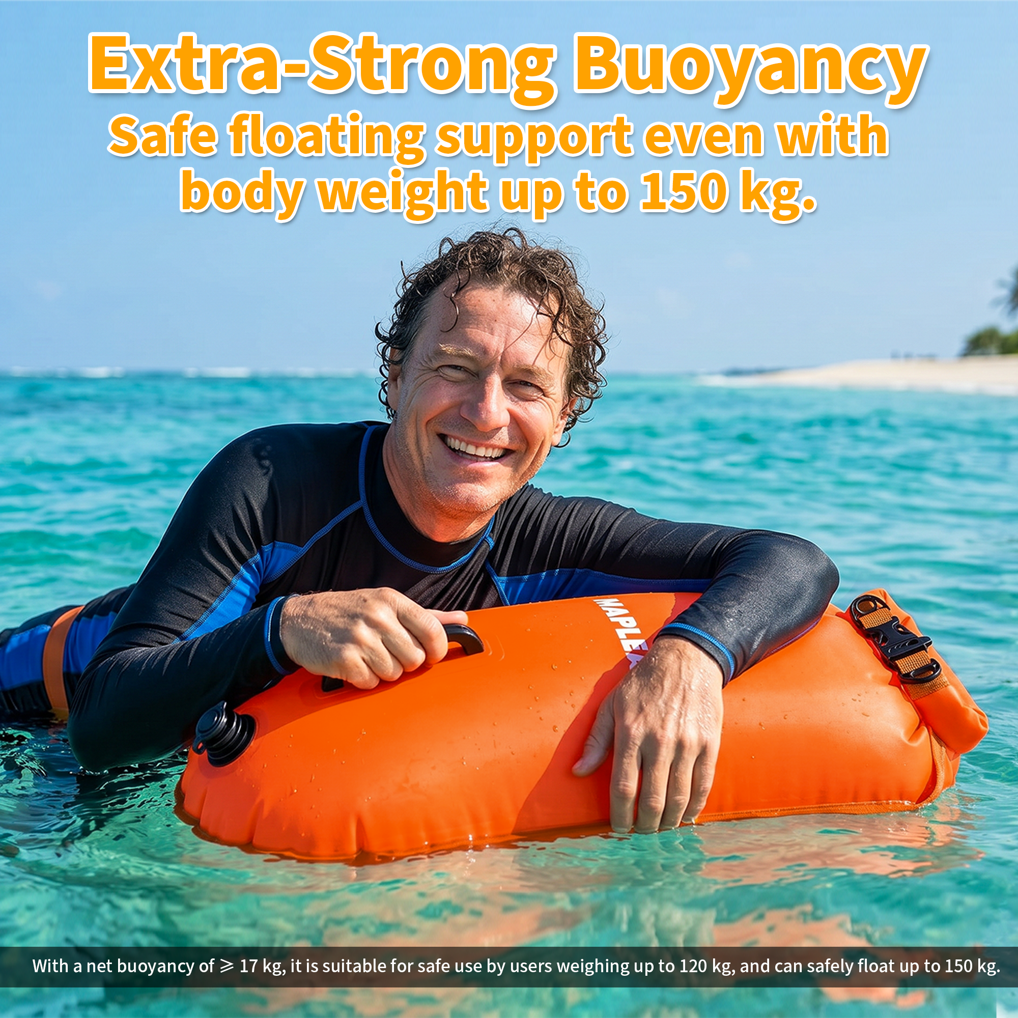MAPLEAF Swimming Buoy Tow Floa - Swim Buoy Open Water reseña y precio